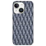 For iPhone 15 Weave Cooling Solid Color TPU Phone Case(Grey)