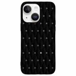 For iPhone 14 Weave Cooling Solid Color TPU Phone Case(Black)