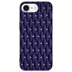 For iPhone 7 / 8 / SE 2022 Weave Cooling Solid Color TPU Phone Case(Purple Blue)