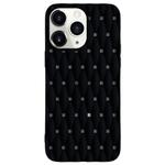 For iPhone 11 Pro Max Weave Cooling Solid Color TPU Phone Case(Black)