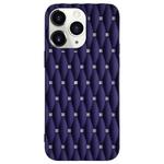 For iPhone 11 Pro Weave Cooling Solid Color TPU Phone Case(Purple Blue)