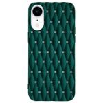 For iPhone XR Weave Cooling Solid Color TPU Phone Case(Green)