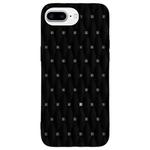 For iPhone 7 Plus / 8 Plus Weave Cooling Solid Color TPU Phone Case(Black)