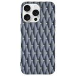 For iPhone 16 Pro Max Weave Cooling Solid Color TPU Phone Case(Grey)