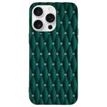 For iPhone 16 Pro Weave Cooling Solid Color TPU Phone Case(Green)