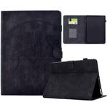 For Amazon Kindle Lite 2022 Cats Embossed Leather Smart Tablet Case(Black)