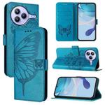 For Xiaomi Civi 5 Pro 5G Embossed Butterfly Leather Phone Case(Blue)
