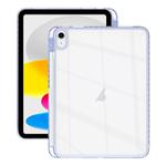 For iPad 10th Gen 10.9 2022 Acrylic Hybrid TPU Tablet Case with Pen Slot(Lavender)