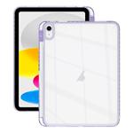 For iPad 10th Gen 10.9 2022 Acrylic Hybrid TPU Tablet Case with Pen Slot(Purple)