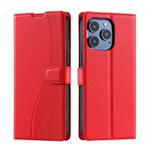 For iPhone 16 Pro Voltage Ultra-thin Dot Leather Phone Case(Red)