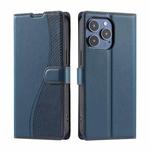 For iPhone 16 Pro Voltage Ultra-thin Dot Leather Phone Case(Blue)