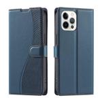 For iPhone 12 Pro Max Voltage Ultra-thin Dot Leather Phone Case(Blue)