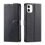For iPhone 12 mini Voltage Ultra-thin Dot Leather Phone Case(Black)