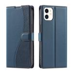 For iPhone 12 mini Voltage Ultra-thin Dot Leather Phone Case(Blue)