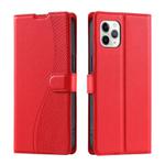 For iPhone 11 Pro Max Voltage Ultra-thin Dot Leather Phone Case(Red)