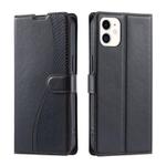 For iPhone 11 Voltage Ultra-thin Dot Leather Phone Case(Black)