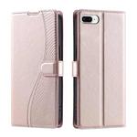 For iPhone 7 Plus / 8 Plus Voltage Ultra-thin Dot Leather Phone Case(Rose Gold)