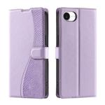 For iPhone 16e Voltage Ultra-thin Dot Leather Phone Case(Purple)