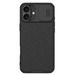 For iPhone 16 NILLKIN CamShield Pro Magnetic PC Phone Case(Black)