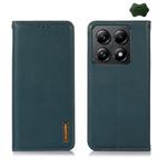 For Xiaomi 14T KHAZNEH Nappa Top Layer Cowhide Leather Phone Case(Green)