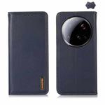 For Xiaomi 15 Ultra KHAZNEH Nappa Top Layer Cowhide Leather Phone Case(Blue)