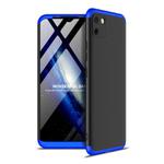 For OPPO Realme C11 GKK Three Stage Splicing Full Coverage PC Protective Case(Black Blue)