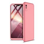 For Xiaomi Redmi 9A GKK Three Stage Splicing Full Coverage PC Protective Case(Rose Gold)