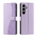 For Samsung Galaxy S24 5G Voltage Ultra-thin Dot Leather Phone Case(Purple)