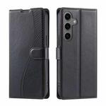 For Samsung Galaxy S24+ 5G Voltage Ultra-thin Dot Leather Phone Case(Black)
