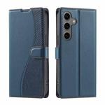 For Samsung Galaxy S24+ 5G Voltage Ultra-thin Dot Leather Phone Case(Blue)