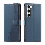 For Samsung Galaxy S23 5G Voltage Ultra-thin Dot Leather Phone Case(Blue)