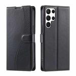 For Samsung Galaxy S23 Ultra 5G Voltage Ultra-thin Dot Leather Phone Case(Black)