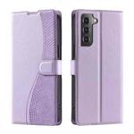 For Samsung Galaxy S22 5G Voltage Ultra-thin Dot Leather Phone Case(Purple)