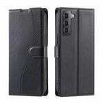 For Samsung Galaxy S21 5G Voltage Ultra-thin Dot Leather Phone Case(Black)