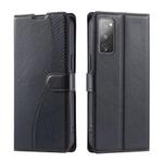 For Samsung Galaxy S20 FE Voltage Ultra-thin Dot Leather Phone Case(Black)