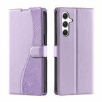 For Samsung Galaxy S25 5G Voltage Ultra-thin Dot Leather Phone Case(Purple)