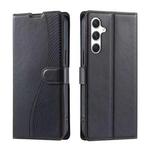 For Samsung Galaxy S25+ 5G Voltage Ultra-thin Dot Leather Phone Case(Black)