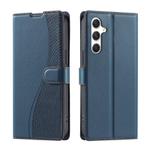 For Samsung Galaxy S25+ 5G Voltage Ultra-thin Dot Leather Phone Case(Blue)