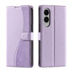 For Samsung Galaxy S25 Edge 5G Voltage Ultra-thin Dot Leather Phone Case(Purple)
