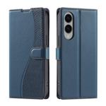 For Samsung Galaxy S25 Edge 5G Voltage Ultra-thin Dot Leather Phone Case(Blue)