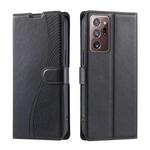 For Samsung Galaxy Note20 Ultra Voltage Ultra-thin Dot Leather Phone Case(Black)