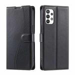 For Samsung Galaxy A73 5G Voltage Ultra-thin Dot Leather Phone Case(Black)
