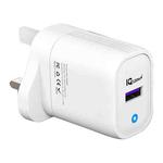 120W USB Fast Charger, Plug:UK Plug(White)