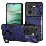 For Redmi A5 4G 171.7mm CD Texture Sliding Camshield Magnetic Holder Phone Case(Blue)