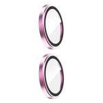 For iPhone 16 / 16 Plus ZGA AR Eagle Eye Phone Lens Film(Pink)