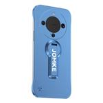 For Huawei Mate 60 Pro+ Baking Varnish 360 Rotate Holder No Frame PC Phone Case(Blue)