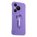 For Huawei Pura 70 Baking Varnish 360 Rotate Holder No Frame PC Phone Case(Purple)