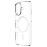 For iPhone 16 Plus ZGA Magsafe Clear PC Tempered Glass Phone Case(Transparent)