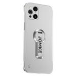 For OPPO Find X3 Baking Varnish 360 Rotate Holder No Frame PC Phone Case(Silver)