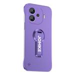 For vivo Y200 GT Baking Varnish 360 Rotate Holder No Frame PC Phone Case(Purple)